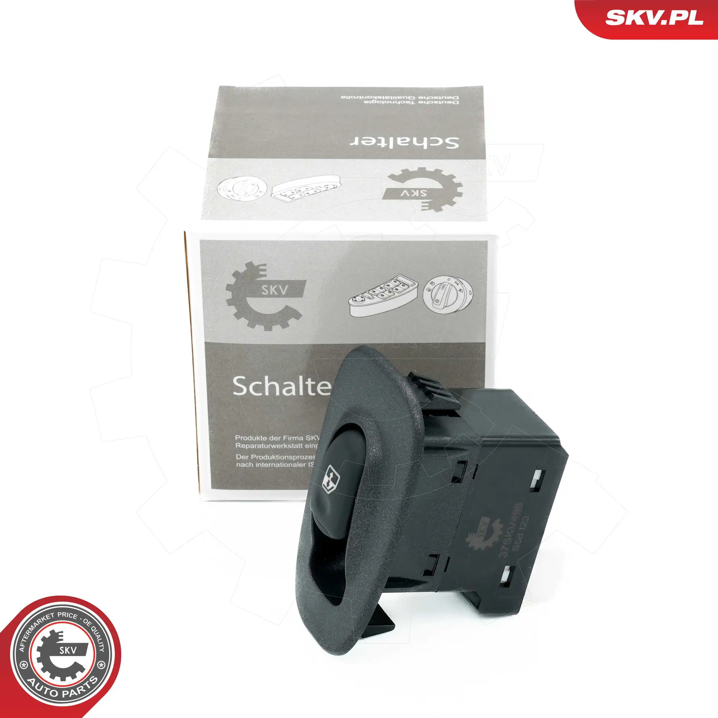 Switch, window regulator